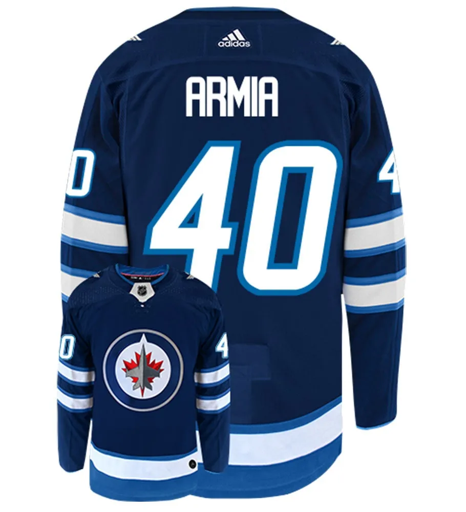 Joel Armia Winnipeg Jets Adidas Authentic Home NHL Hockey Jersey     