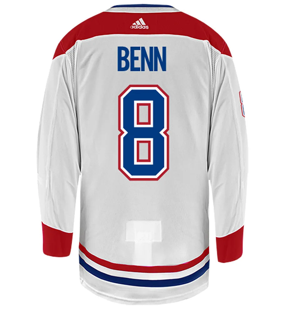 Jordie Benn Montreal Canadiens Adidas Authentic Away NHL Hockey Jersey     