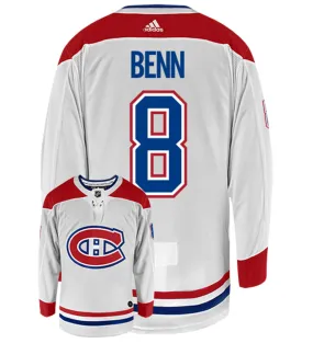 Jordie Benn Montreal Canadiens Adidas Authentic Away NHL Hockey Jersey     