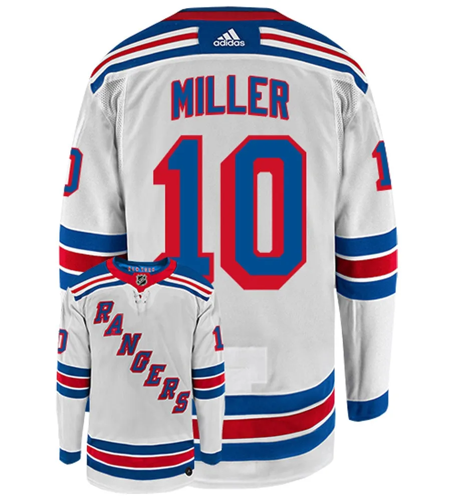 JT Miller New York Rangers Adidas Authentic Away NHL Hockey Jersey     