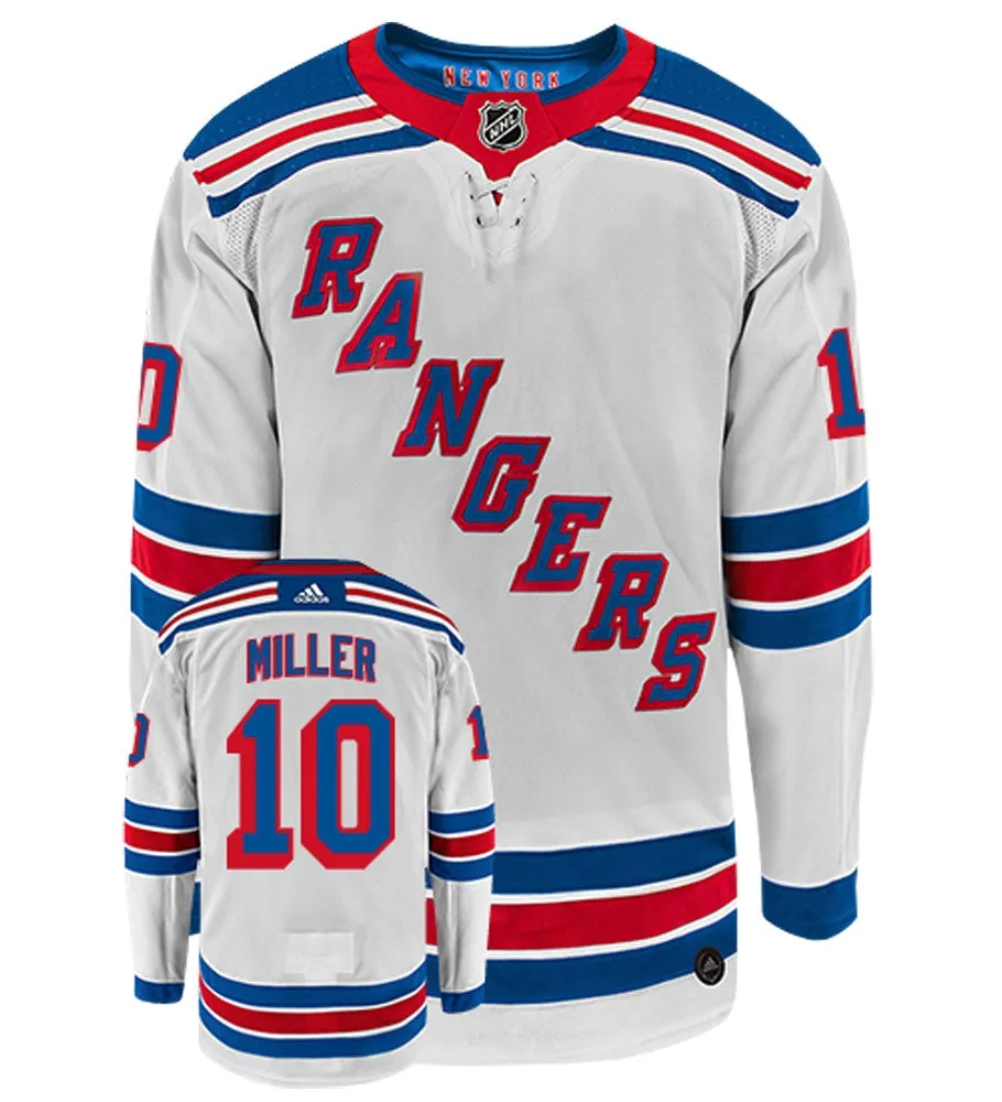 JT Miller New York Rangers Adidas Authentic Away NHL Hockey Jersey     