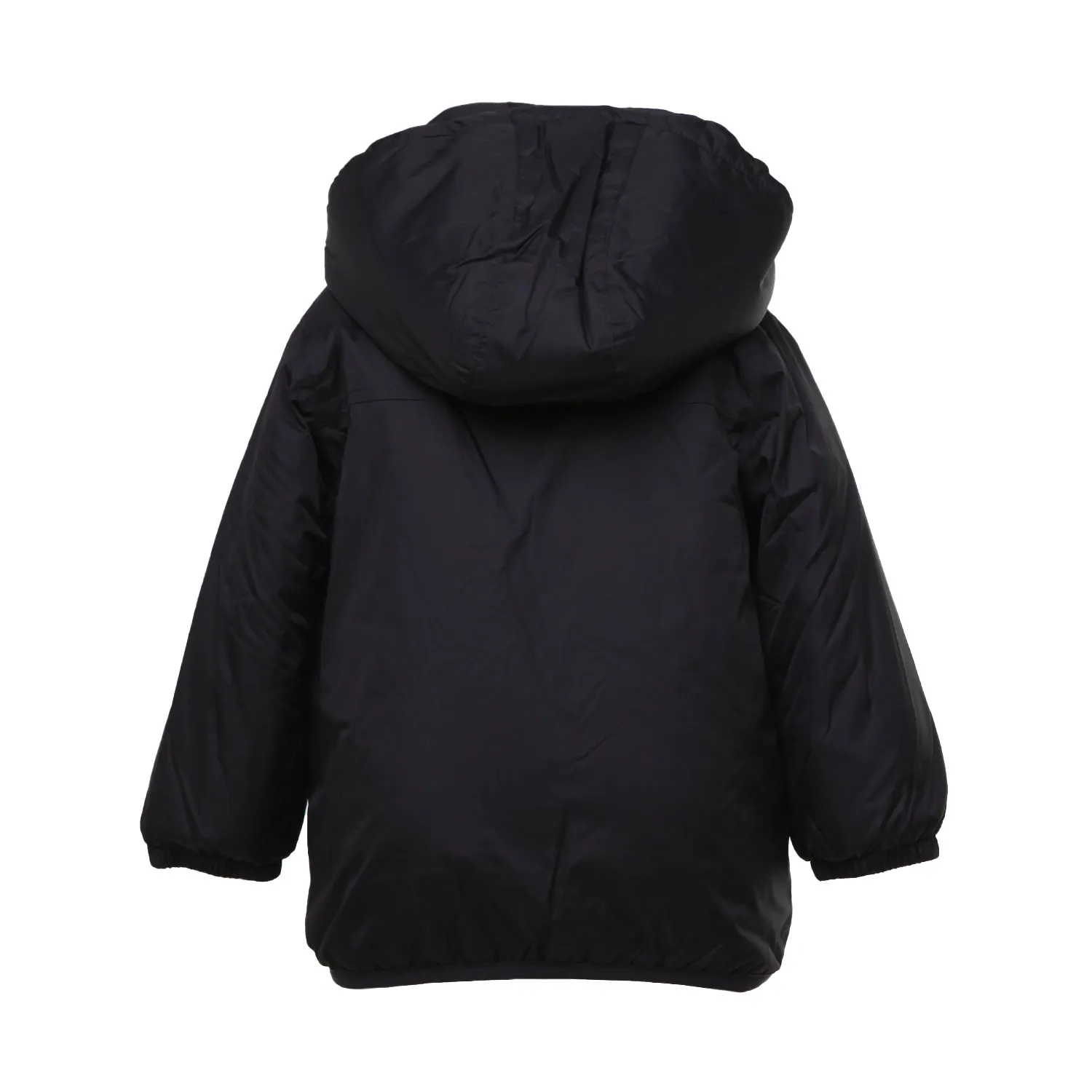 K-Way Black And Ecru Claudine Orsetto Unisex Jacket