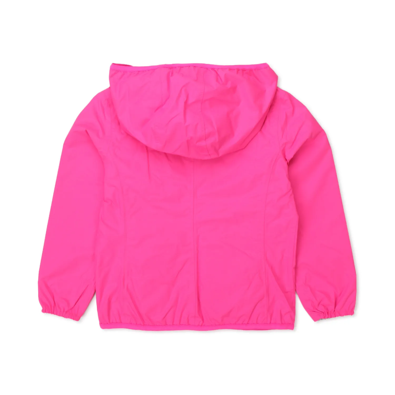 K-Way Lily Plus Double Fluo Fuchsia And Gray Jacket