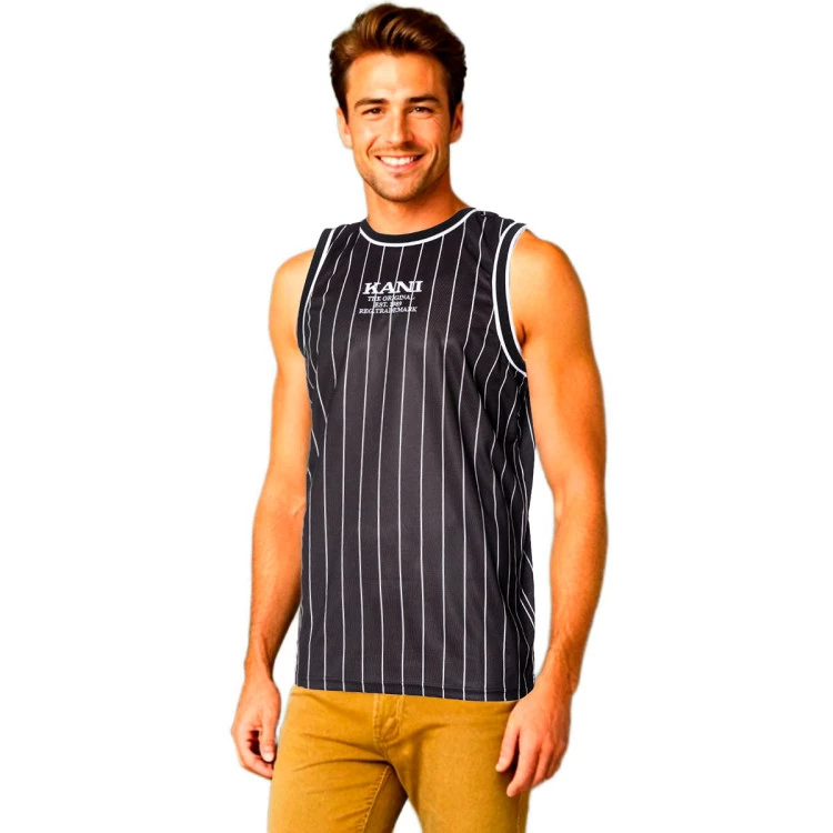 Karl Kani Retro Pinstripes Basketball Top