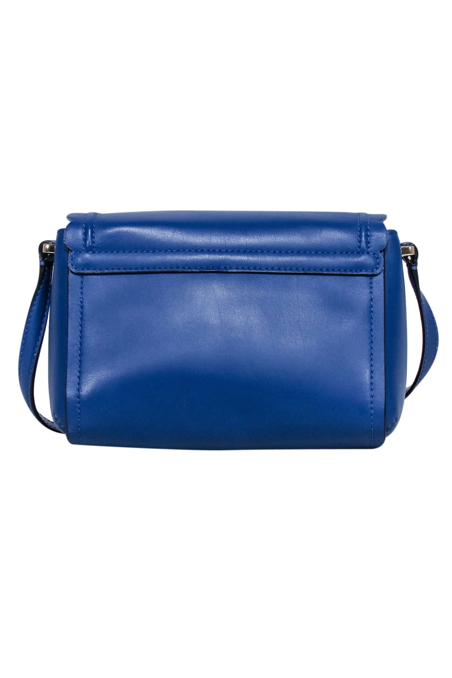 Kate Spade - Cobalt Blue Leather Scalloped Edge Crossbody Bag