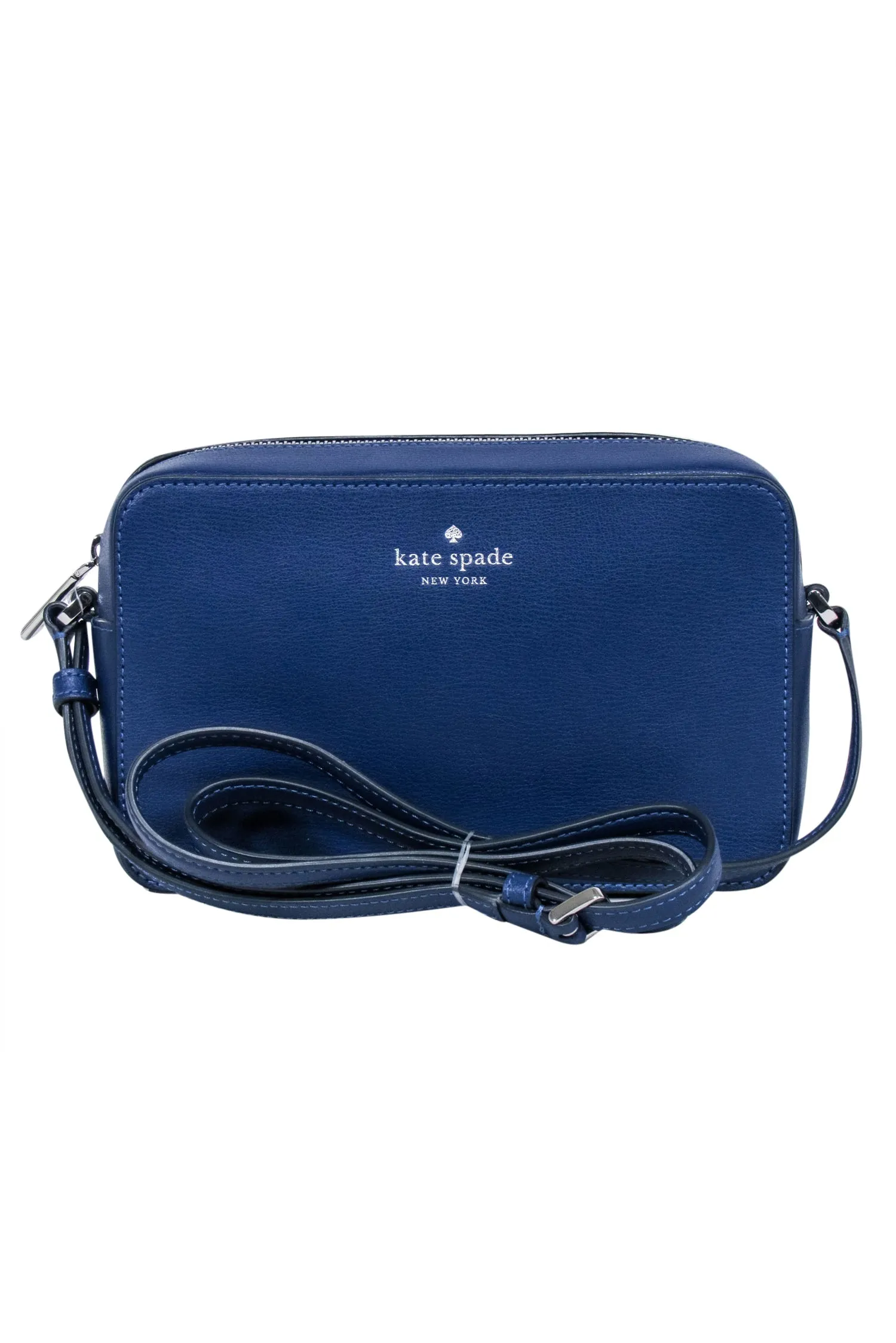 Kate Spade - Navy Refined Leather Sienna Crossbody Bag