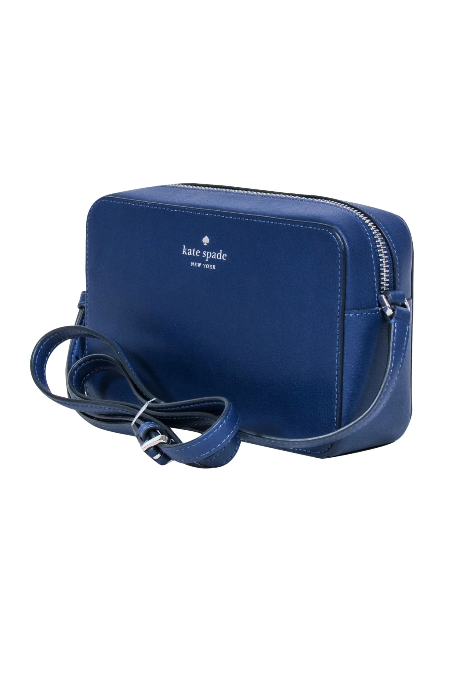 Kate Spade - Navy Refined Leather Sienna Crossbody Bag