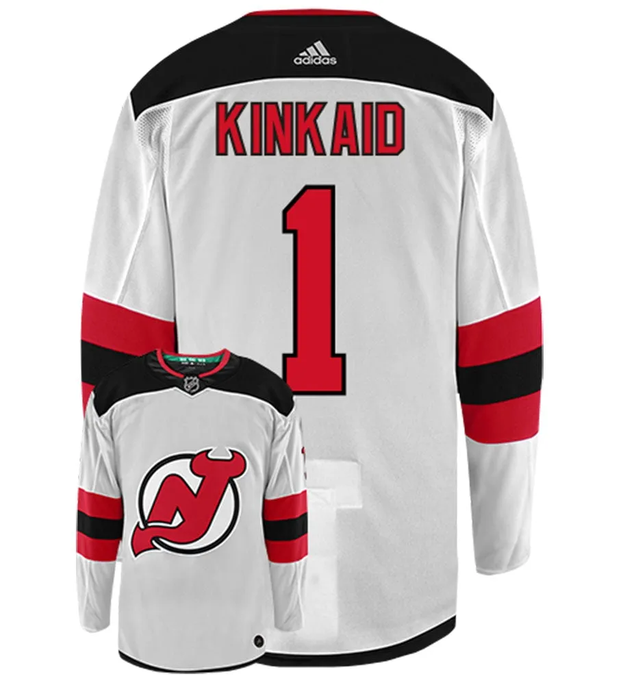 Keith Kinkaid New Jersey Devils Adidas Authentic Away NHL Hockey Jersey     