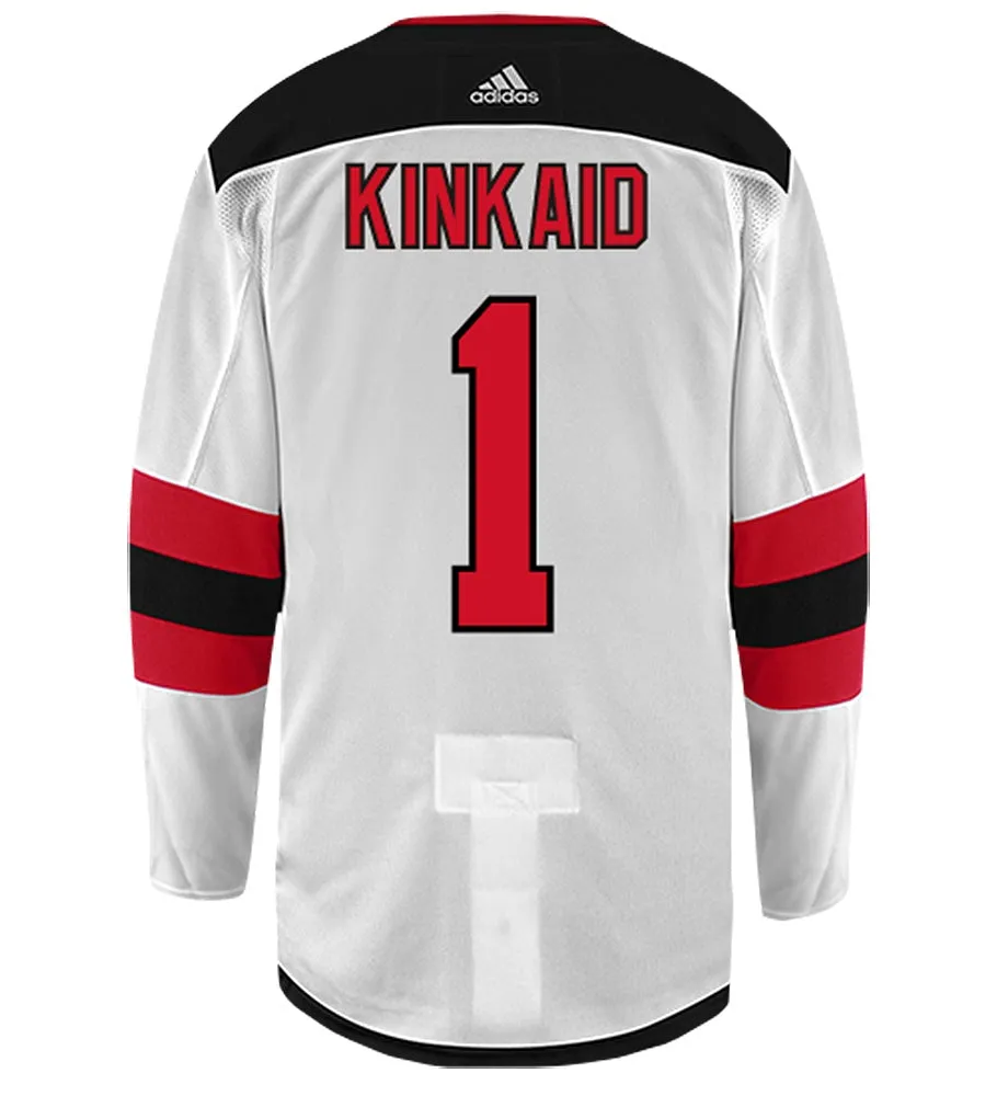 Keith Kinkaid New Jersey Devils Adidas Authentic Away NHL Hockey Jersey     