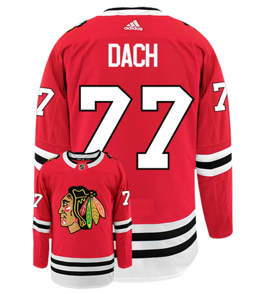 Kirby Dach Chicago Blackhawks Adidas Authentic Home NHL Hockey Jersey     