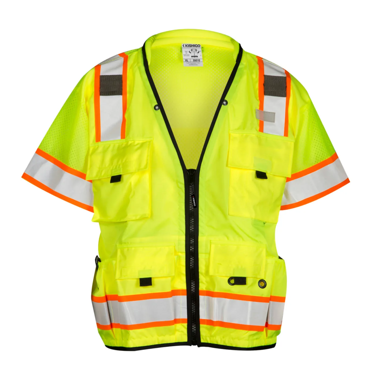 Kishigo Professional Surveyors Vest S5010 Lime S5011 Orange