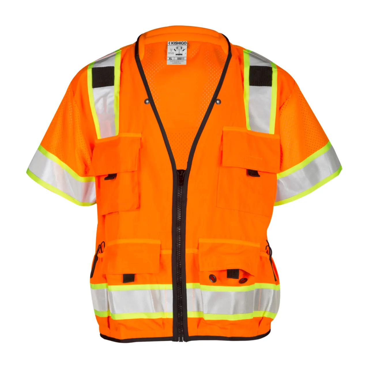 Kishigo Professional Surveyors Vest S5010 Lime S5011 Orange