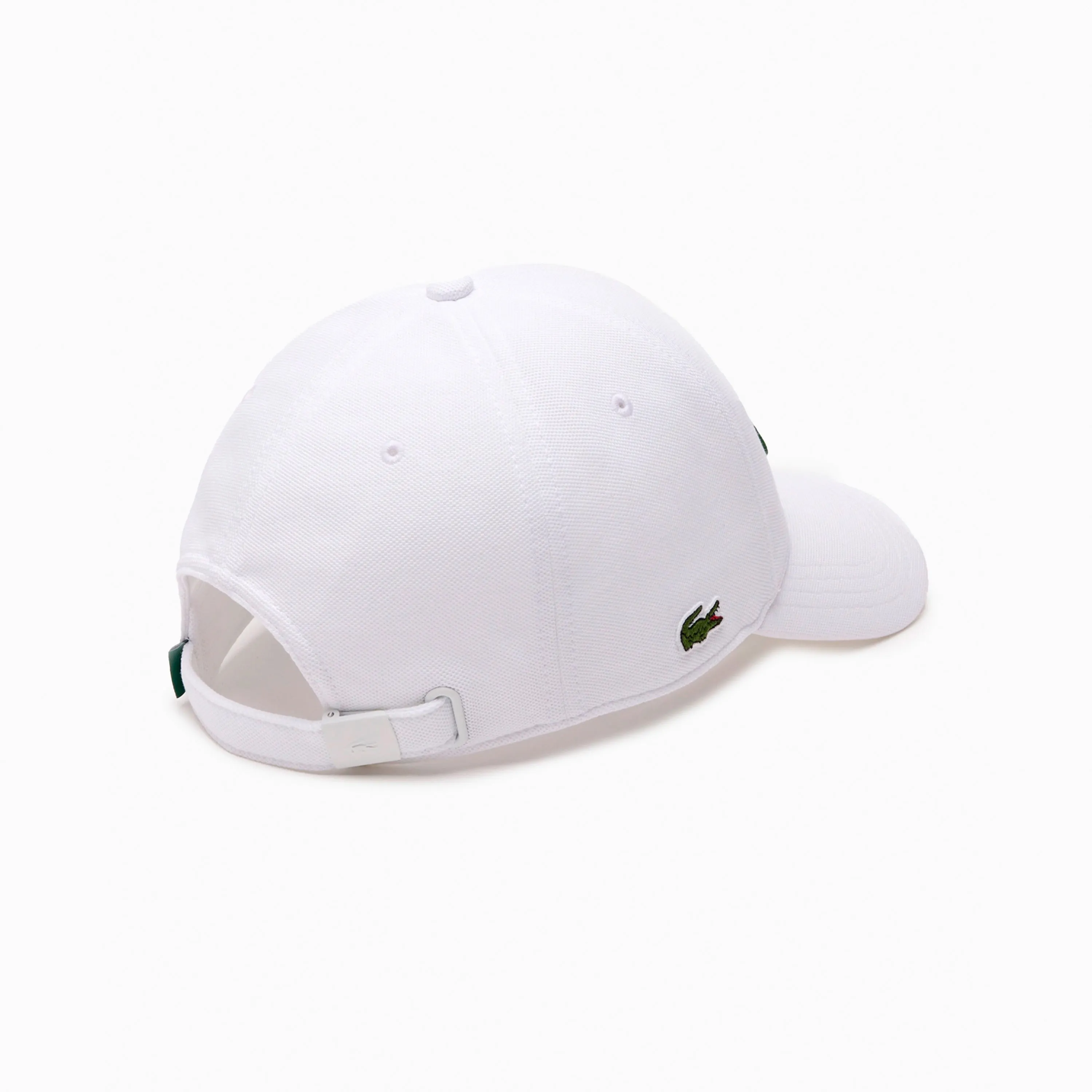 LACOSTE BASEBALL CAP WITH 3D EMBROIDERY WHITE - RK0341