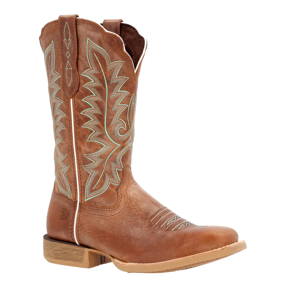 Lady Rebel Pro Embroidered Square Toe Cowboy Boots