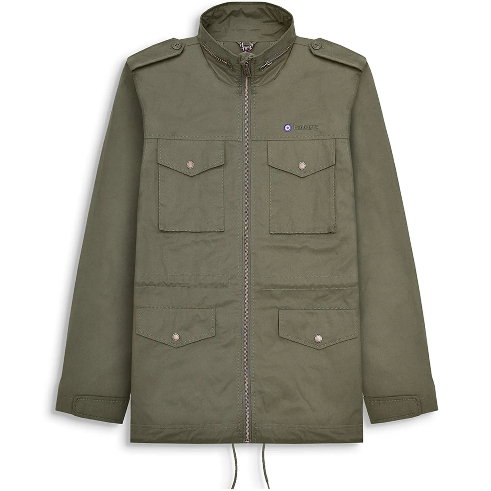 Lambretta Mens M-65 Military Jacket - Khaki