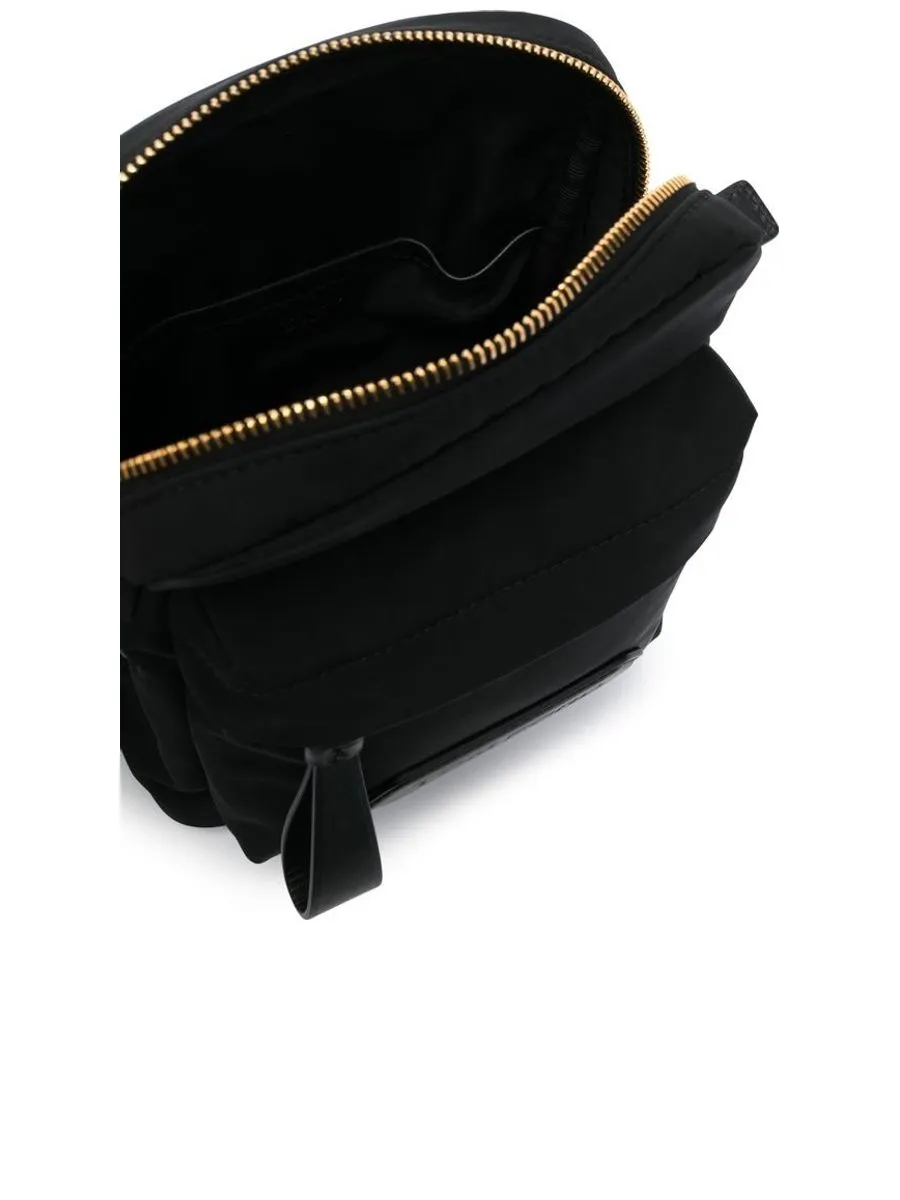 Leathertrim Top Zip Shoulder Bag