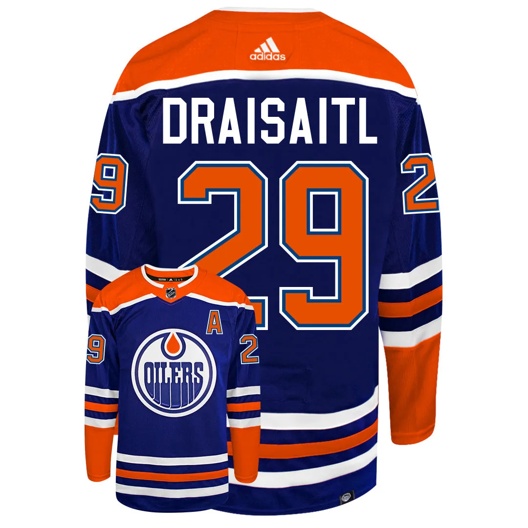 Leon Draisaitl Edmonton Oilers 2022 Adidas Primegreen Authentic NHL Hockey Jersey     