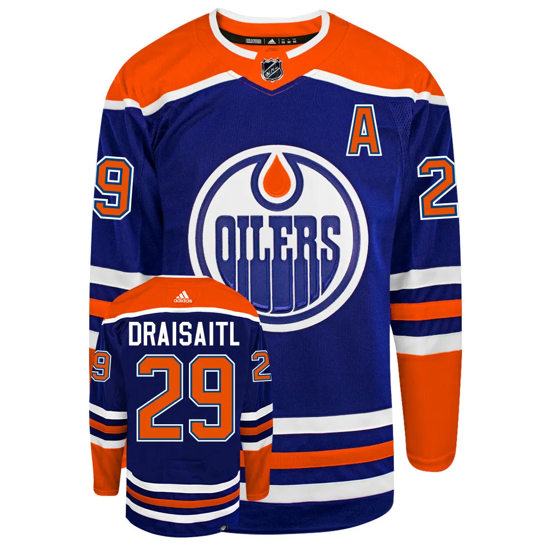 Leon Draisaitl Edmonton Oilers 2022 Adidas Primegreen Authentic NHL Hockey Jersey     