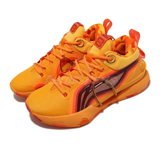 Li ning speed viii premium 8 radiant yellow orange men basketball shoe abar071-6