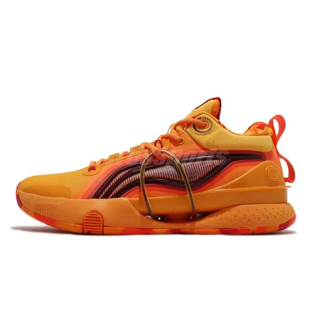 Li ning speed viii premium 8 radiant yellow orange men basketball shoe abar071-6