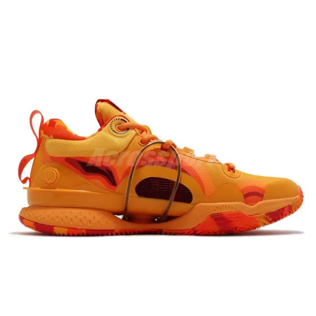 Li ning speed viii premium 8 radiant yellow orange men basketball shoe abar071-6