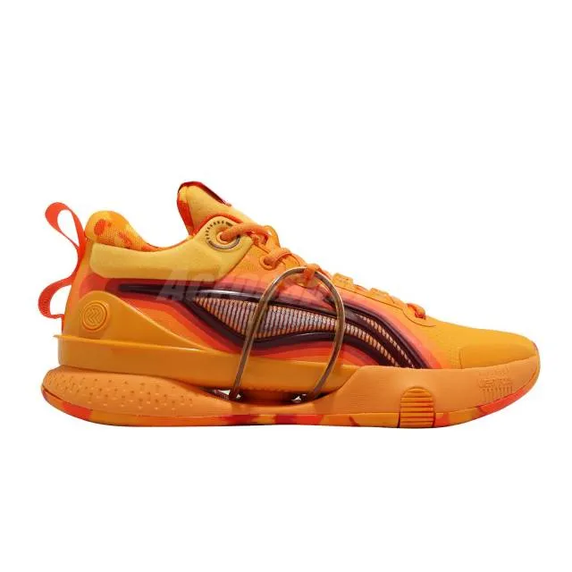 Li ning speed viii premium 8 radiant yellow orange men basketball shoe abar071-6