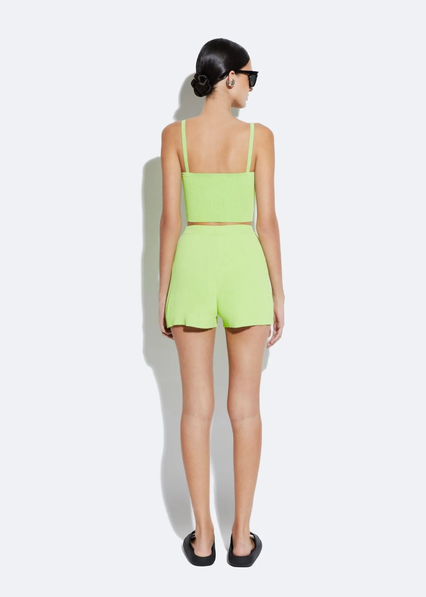 Lightweight Pleated Shorts