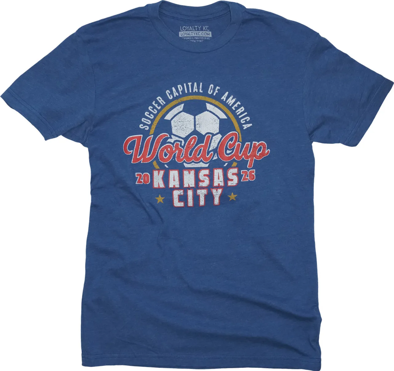 Loyalty KC Soccer Capital of America Tee - Blue