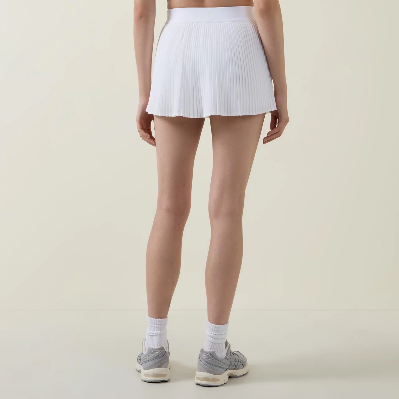 LULULEMON Varsity High-Rise Pleated Tennis Skirt - White