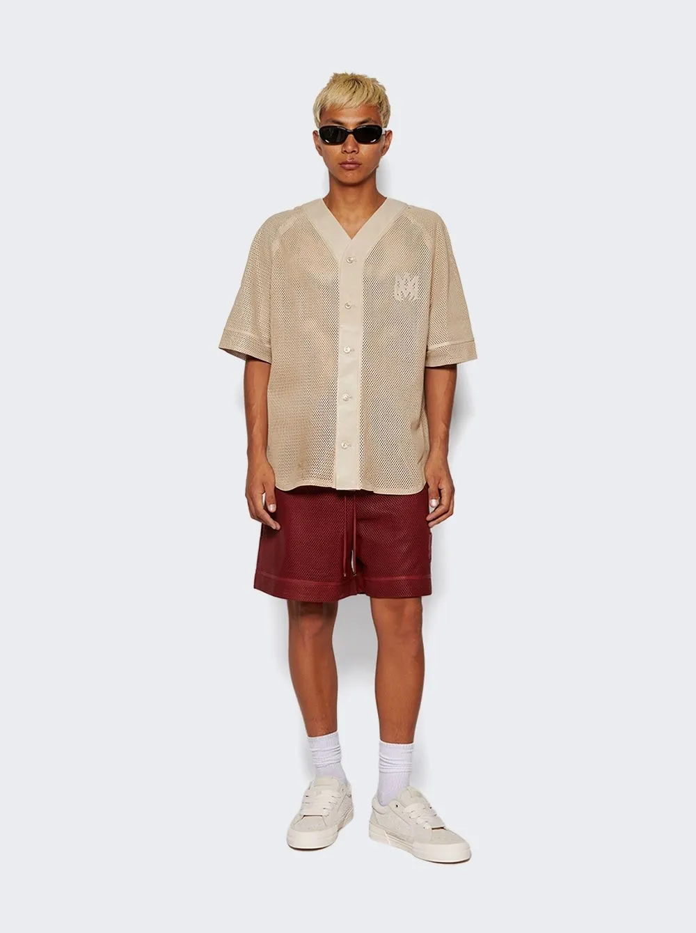 MA PERFORATED BASEBALL SHIRT