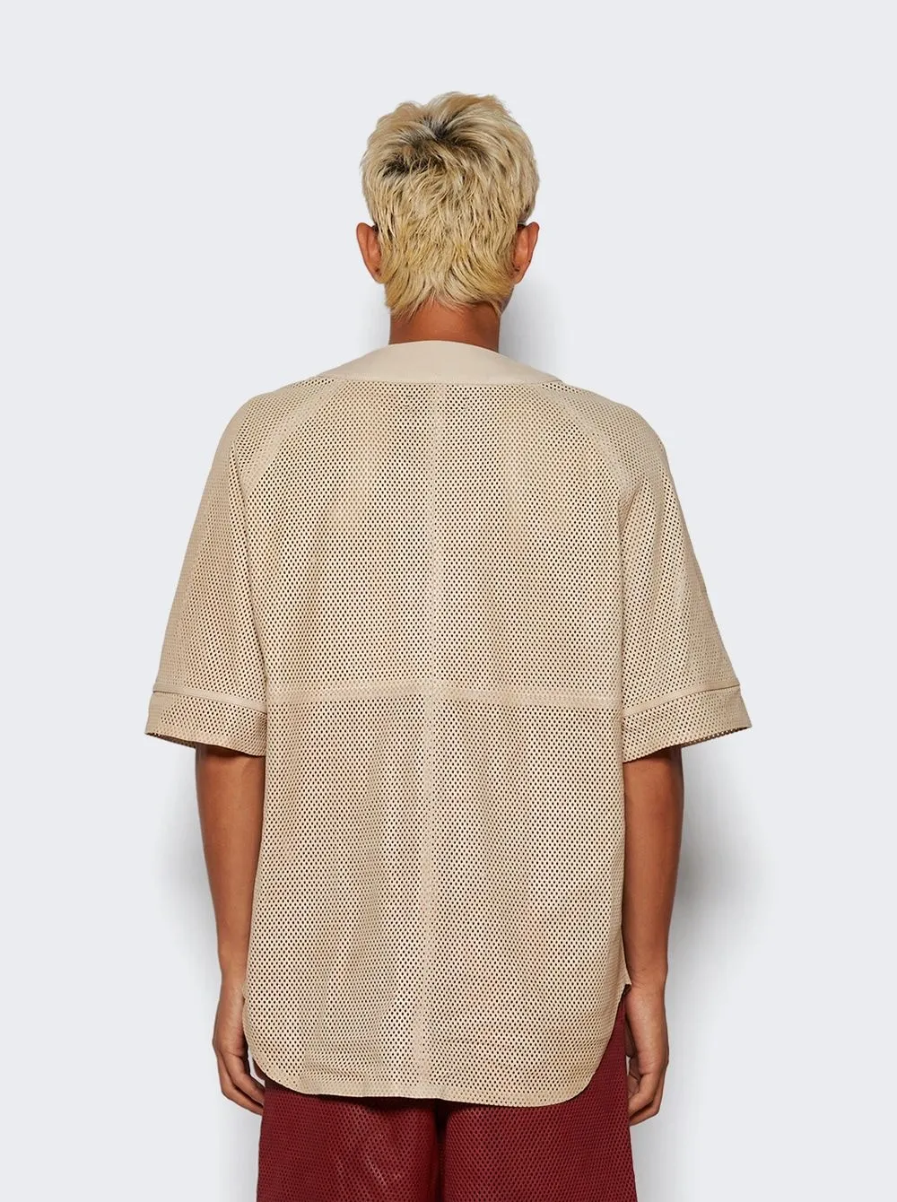 MA PERFORATED BASEBALL SHIRT