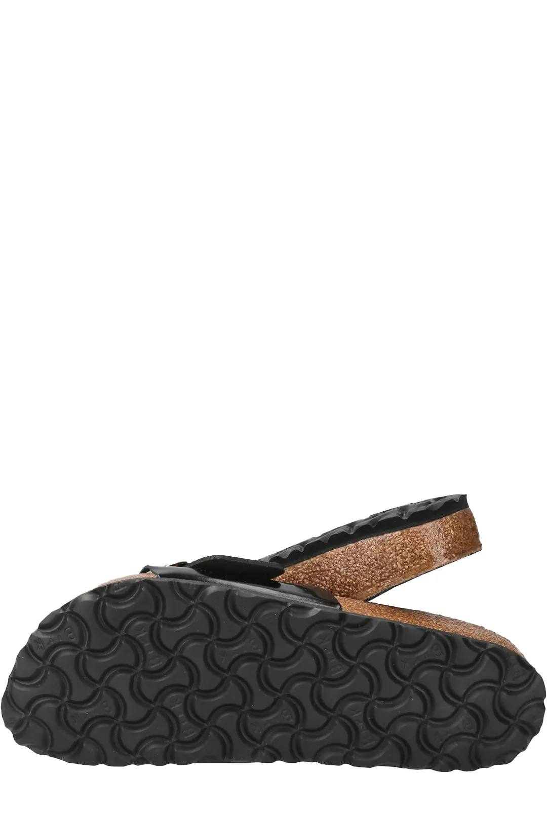 Madrid High Shine Leather Buckle-Fastened Sandals