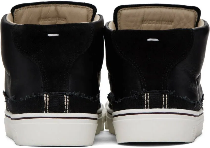 Maison Margiela Black New Evolution Mid Sneakers