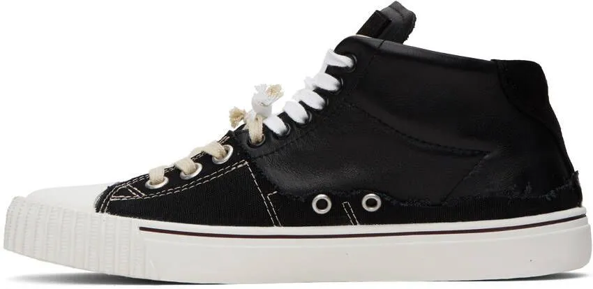 Maison Margiela Black New Evolution Mid Sneakers