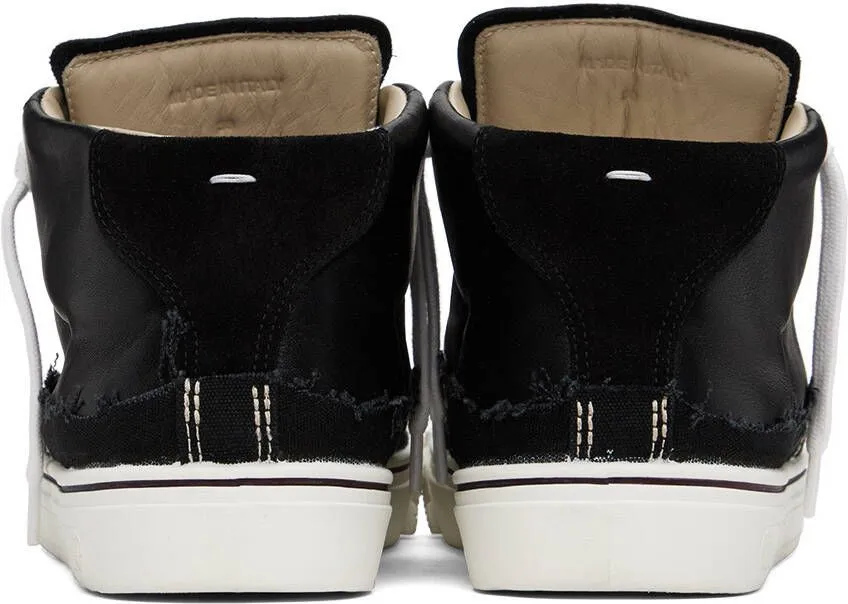 Maison Margiela Black New Evolution Mid Sneakers