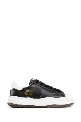 maison mihara yasuhiro blakey leather low-top sneakers