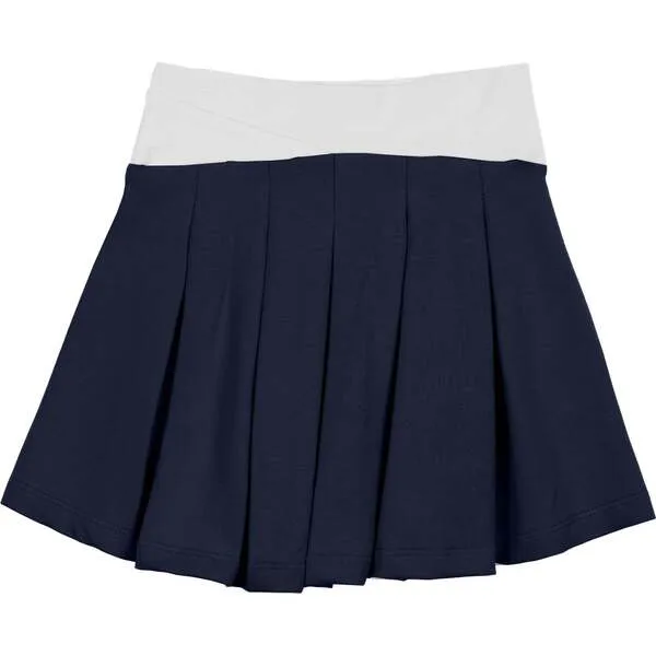 Maniere Tennis Club Pleated Short Skirt, Mauve