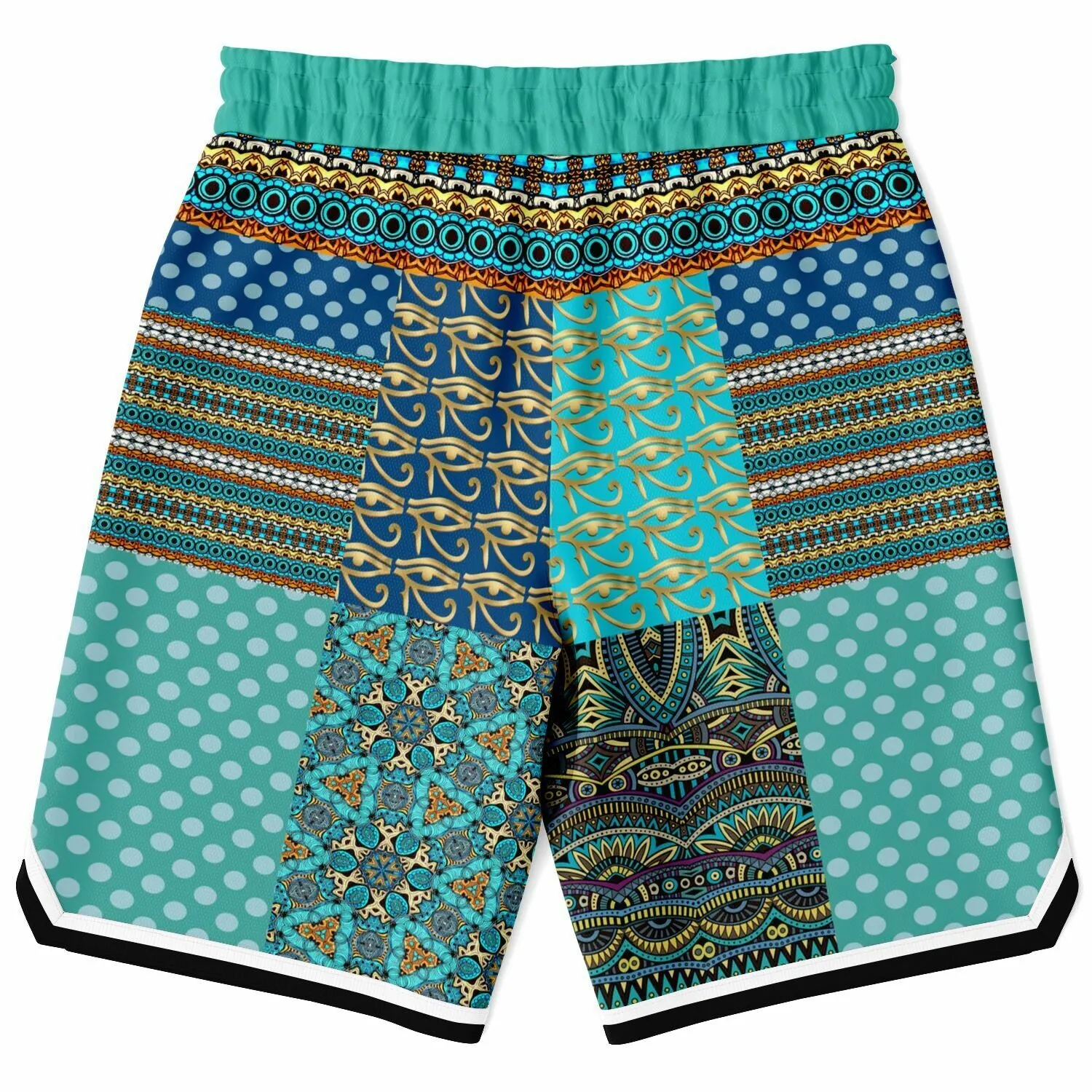 Many Blessings Horus Eye Basketball Shorts