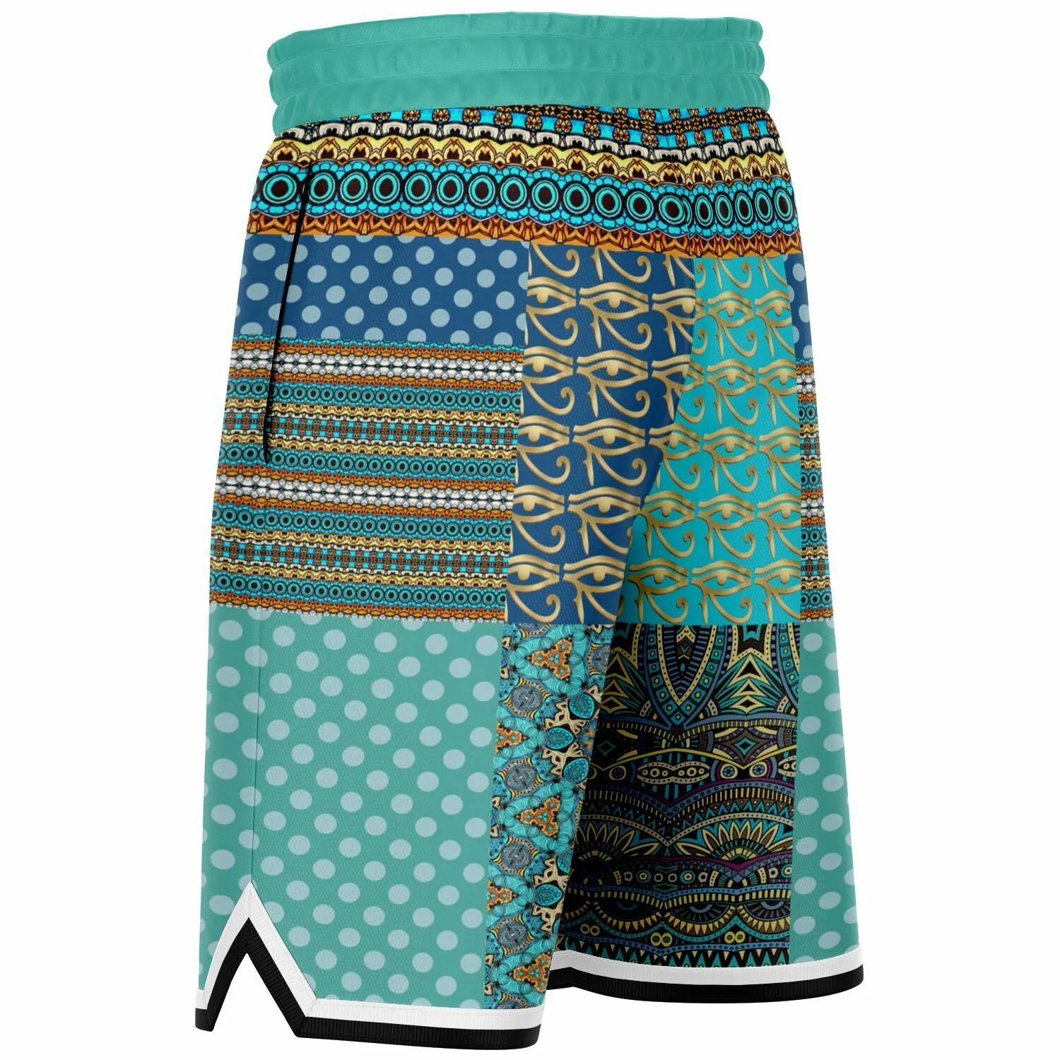 Many Blessings Horus Eye Basketball Shorts