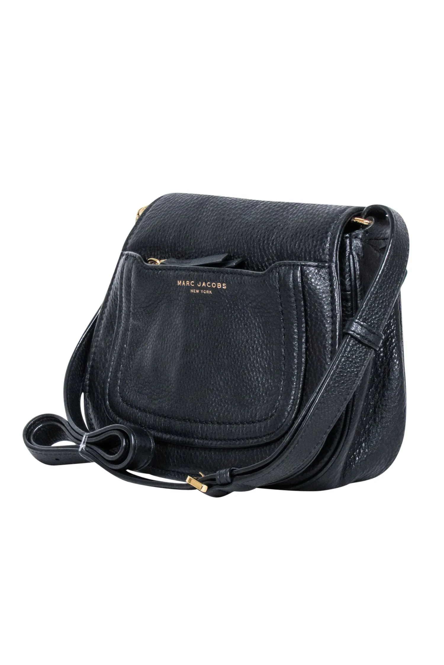 Marc Jacobs - Black Pebbled Leather Crossbody Bag