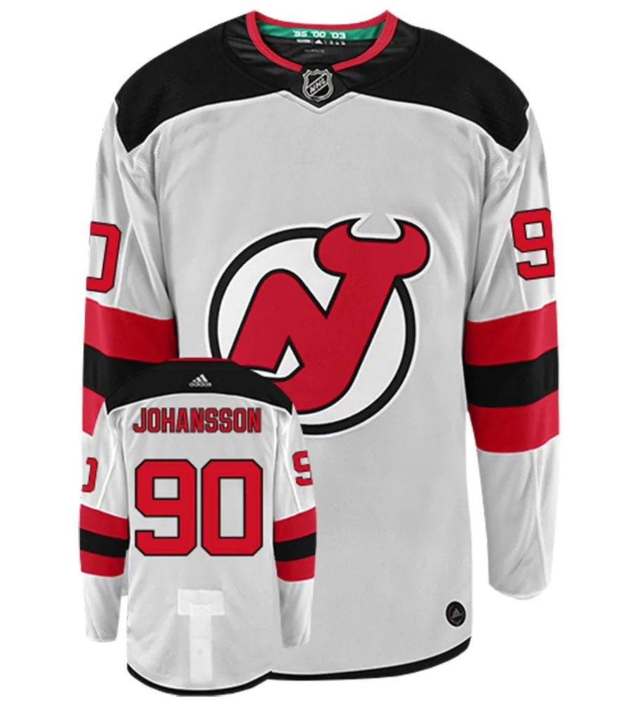 Marcus Johansson New Jersey Devils Adidas Authentic Away NHL Hockey Jersey     