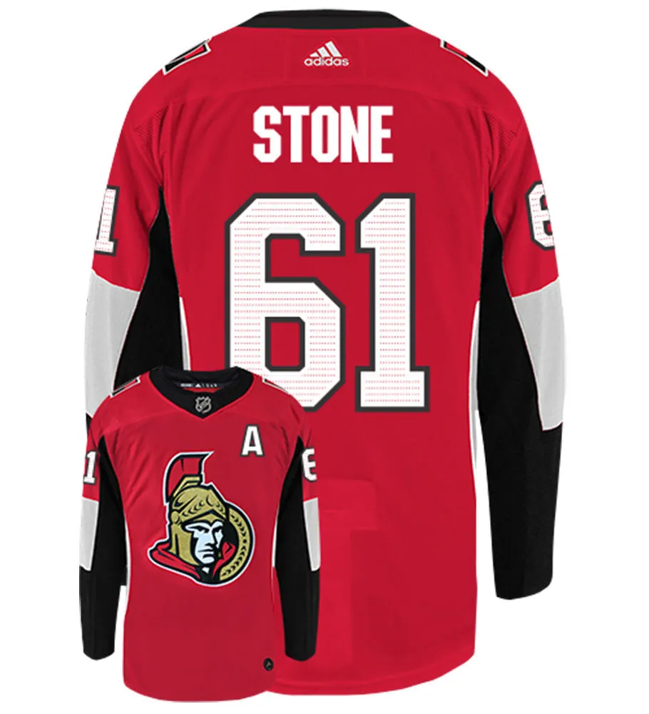 Mark Stone Ottawa Senators Adidas Authentic Home NHL Hockey Jersey     