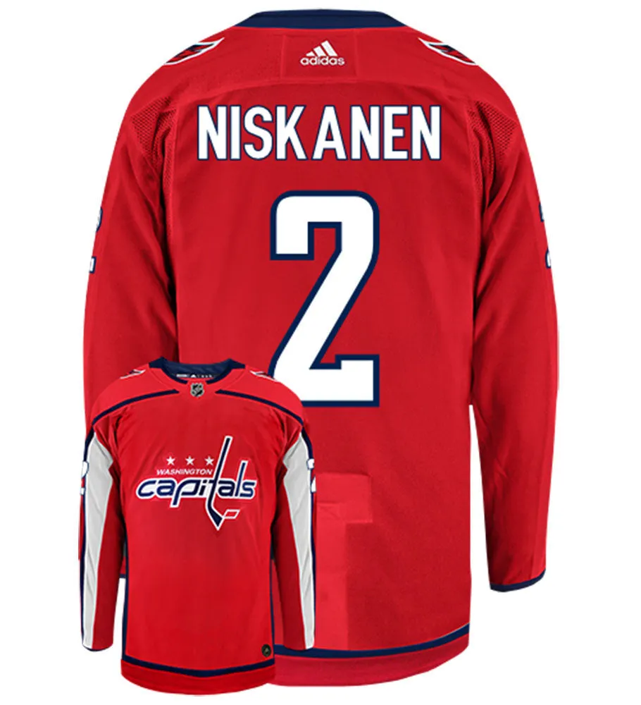 Matt Niskanen Washington Capitals Adidas Authentic Home NHL Hockey Jersey     