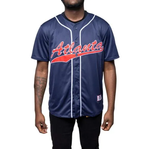 Men NOIZ Atlanta Baseball Jersey