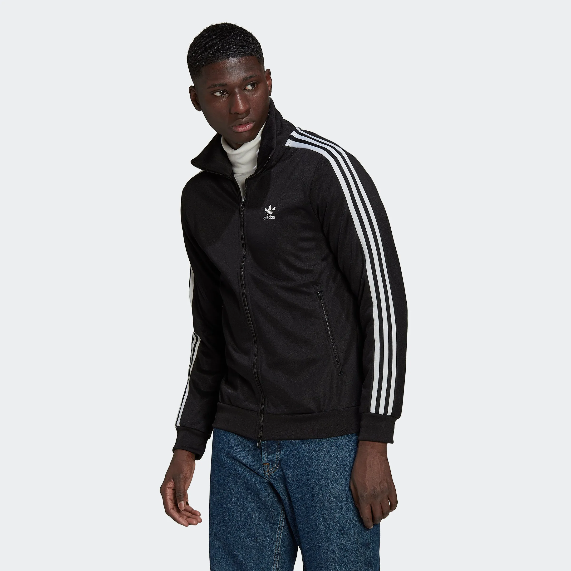 Men's adidas Originals Adicolor Classics Beckenbauer Track Jacket Black