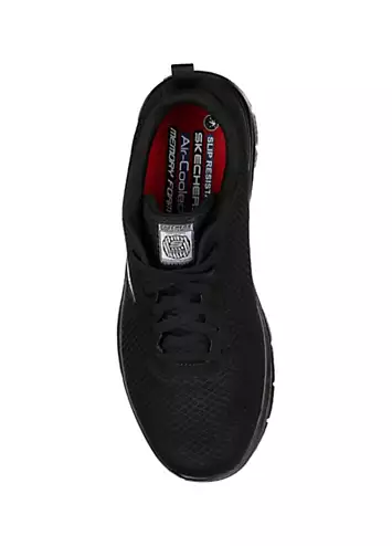 Mens Black Flex Advantage - Bendon SR Trainers by Skechers | Look Again