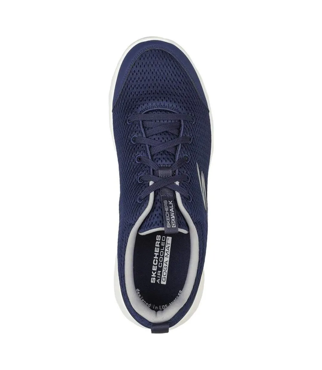 Mens go walk max progressor trainers navy/grey Skechers