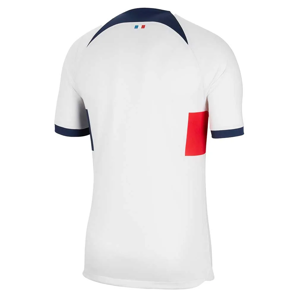 Men's Paris Saint-Germain 2023/24 Stadium Away Nike Dri-FIT Soccer Jersey - White/Midnight Navy