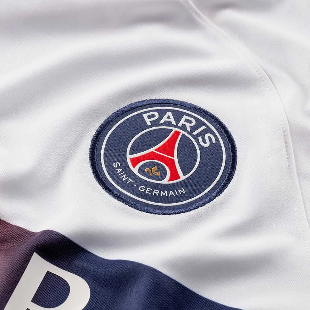 Men's Paris Saint-Germain 2023/24 Stadium Away Nike Dri-FIT Soccer Jersey - White/Midnight Navy