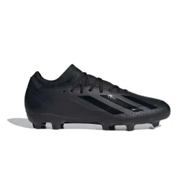 Men's X CRAZYFAST.3 FG Soccer Shoe - Core Black,Core Black,Core Black - Regular (D)